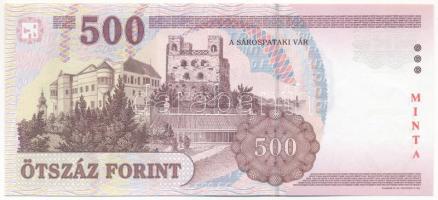 2002. 500Ft "MINTA" felülnyomással, "EA 0000171" sorszámmal T:UNC,AU
Adamo F54B...