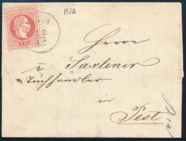 1867 5kr levélen 