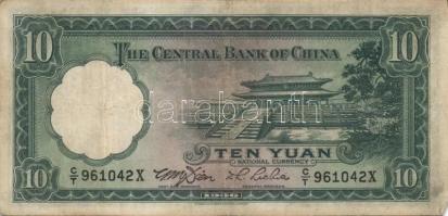 Kína 1910-40-es évek 4db klf bankjegy T:II+,II/III,III