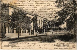 1902 Halas (Kiskunhalas), Főgimnázium. Kiadja Kémeri Sándor (fl)