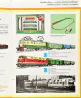 1976-1977 Berliner-TT-Bahnen vasútmodell-katalógus, színes képekkel illusztrált, német és magyar nye...