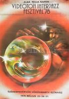 1978 A Videoton Interjazz fesztivál plakátja. Terv: herpai Zoltán 50x60 cm