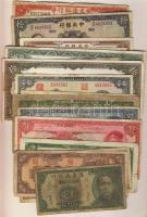 Kína 1910-40-es évek 20db klf bankjegy T:vegyes