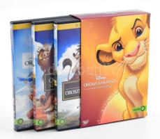 Disney Oroszlánkirály 1-3. 3 filmes DVD gyűjtemény díszdobozban.