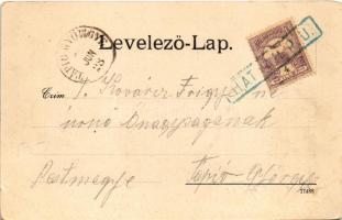 Hatvan, Hatvanvidéki takarékpénztár, posta és távirda hivatal. Hoffmann M.L