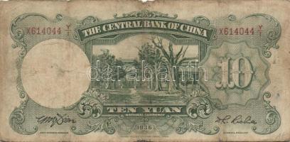 Kína 1910-40-es évek 5db klf bankjegy T:vegyes