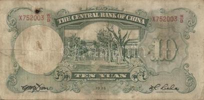 Kína 1910-40-es évek 5db klf bankjegy T:vegyes