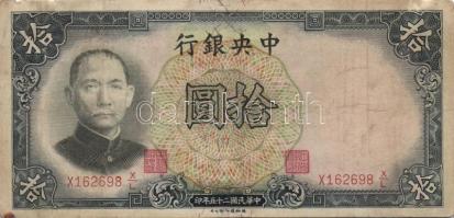 Kína 1910-40-es évek 5db klf bankjegy T:vegyes