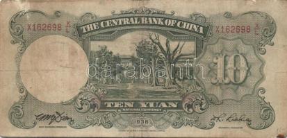 Kína 1910-40-es évek 5db klf bankjegy T:vegyes