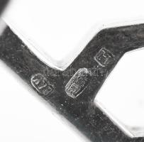 Ezüst(Ag) Baldessarini mandzsettagomb-pár, jelzett, d: 1,8 cm, bruttó: 18,7 g