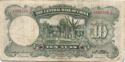 Kína 1910-40-es évek 5db klf bankjegy T:vegyes