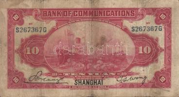 Kína 1910-40-es évek 5db klf bankjegy T:vegyes