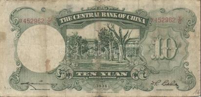 Kína 1910-40-es évek 5db klf bankjegy T:vegyes