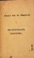 1965 Arcképes emelőgép vezetői igazolvány (Csepel Művek)