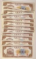 Kína/Central Bank/"9 Északkeleti tartomány" kiadásai 1948. 10.000Y (17x) T:II+,II