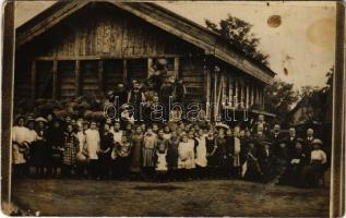 1913 Nagykőrös, hűtőház, boroshordók. photo (fl)