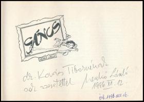 Menkó László: Gáncs. (Bp., 1986), szerzői kiadás, 31 sztl. lev. Kiadói illusztrált papírkötés, a bor...