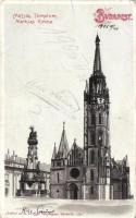 Budapest I. Mátyás templom litho