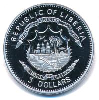 Libéria 2011. 5$ ezüstözött Cu "A történelem legnagyobb hadurai - Richelieu bíboros" részb...