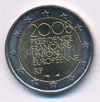Franciaország 2008. 2E "Francia EU Elnökség" T:AU France 2008. 2 Euro "French EU Presidency" C:AU
