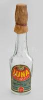 cca 1930 LUNA sósborszesz, üveg szép állapotban 14 cm