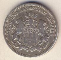 Német Császárság/Hamburg 1876J 2M Ag T:3/3- kis ph.