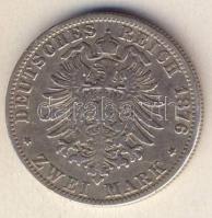 Német Császárság/Hamburg 1876J 2M Ag T:3/3- kis ph