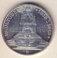 Német Birodalom / Császárság / Szászország 1913. 3M Ag "Népek csatája" T:2/2+ apró ph.