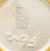 Gmunder váza, jelzéssel, hibátlan, m: 14 cm