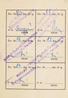 1974 Arcképes MAHART igazolvány