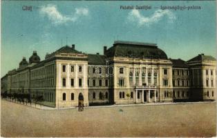 Kolozsvár, Cluj; Palatul Justitiei / Igazságügyi palota / Palace of Justice + &quot;1940 Kolozsvár visszatért&quot; So. Stpl.