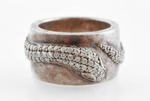 Ezüst (Ag) Thomas Sabo gyűrű, jelzett, méret 56, bruttó: 21,9 g