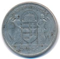 1930. 5P Ag "Horthy jobbra" T:VF,F ph. Adamo P8