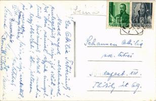 1943 Kolozsvár, Cluj; Központi szálloda és étterem, Nimberger Ernő üzlete / hotel, restaurant, shops...