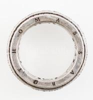 Ezüst (Ag) Thomas Sabo gyűrű, jelzett, méret 56, bruttó: 13,4 g