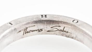 Ezüst (Ag) Thomas Sabo gyűrű, jelzett, méret 535, bruttó: 4,2 g