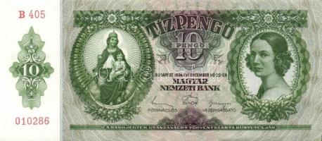 1936. 10P (4x) egymás utáni sorszámokkal T:I