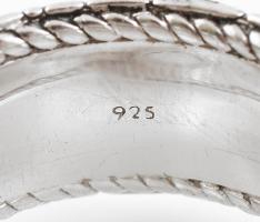 Ezüst (Ag) Baldessarini gyűrű, jelzett, méret 61, nettó: 25,3 g