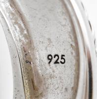 Ezüst (Ag) Cai gyűrű, jelzett, méret: 59, nettó: 13,8 g