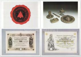 22 db modern művészeti képeslap felvágatlan párokban a Mozgó Világ kiadásában