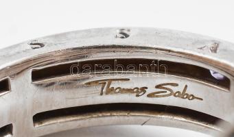 Ezüst (Ag) Cai gyűrű, jelzett, méret: 60, bruttó: 13,9 g