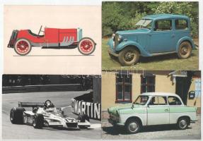 AUTÓK - 15 db modern képeslap / AUTOMOBILES - 15 modern postcards
