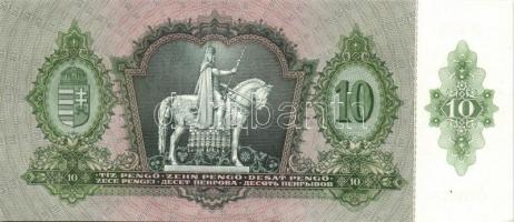 1936. 10P (5x) kis ugrású sorszámokkal T:I