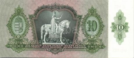 1936. 10P (5x) kis ugrású sorszámokkal T:I