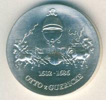 NDK DN (1977) 10M Ag "Guericke" jelzett próbaveret, évszám és peremfelirat nélkül T:BU Csa...