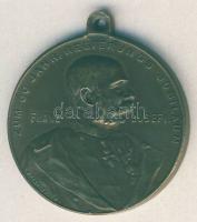 Ausztria 1908. "Uralkodási évforduló" Br iskolai ajándékérem, szign.Christlbauer T:2 R!