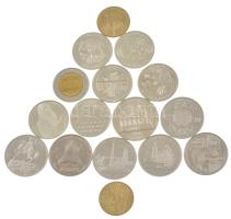 Ukrajna 1995-1996. 200.000K Cu-Ni (6xklf emlékérme) + 1999-2005. 1Hr-5Hr (10xklf emlékérme) T:UNC-XF Ukraine 1995-1996. 200.000 Karbovantsiv (6xdiff commemorative coins) + 1998-2003. 5 Hryvnia Cu-Ni (10xdiff commemorative coins) C:UNC-XF