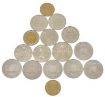 Ukrajna 1995-1996. 200.000K Cu-Ni (6xklf emlékérme) + 1999-2005. 1Hr-5Hr (10xklf emlékérme) T:UNC-XF...