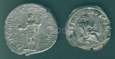 Római Császárság 2db klf dénár ill. antoninian T:3,3-
