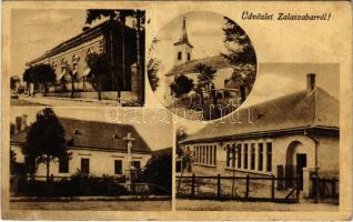 1944 Zalaszabar, templom, plébánia (fa)